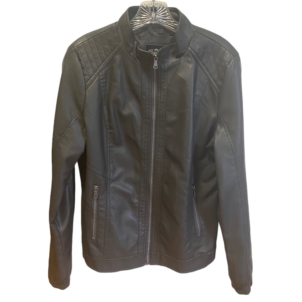 🌸Vegan Leather Biker Jacket